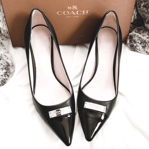 Coach small heel combo in black